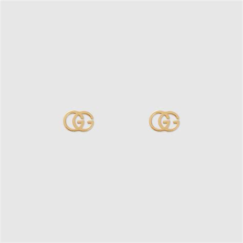 gucci guilty studs|18k Yellow Gold GG Tissue Stud Earrings .